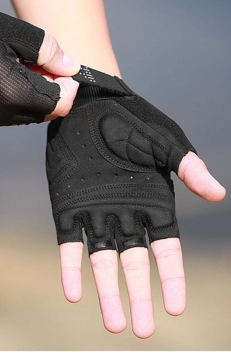 INBIKE Half Finger Cycling Gloves – Breathable, Shock-Absorption MTB Gloves